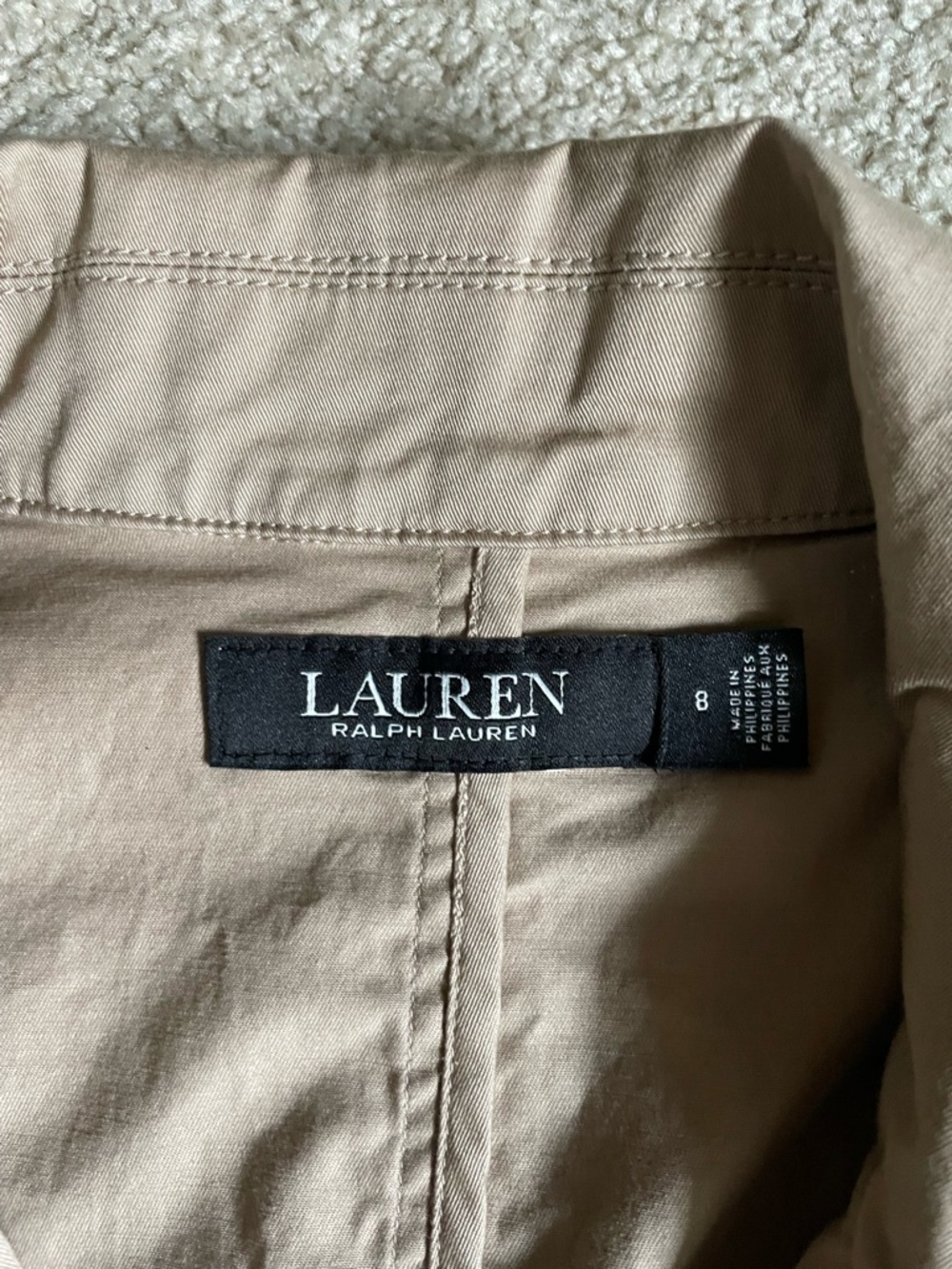 Ralph Lauren Sleeveless Trench Dress - Tan - Picture 3 of 5